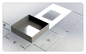 جعبه سفت و سخت چسباندن ماشین تاشو