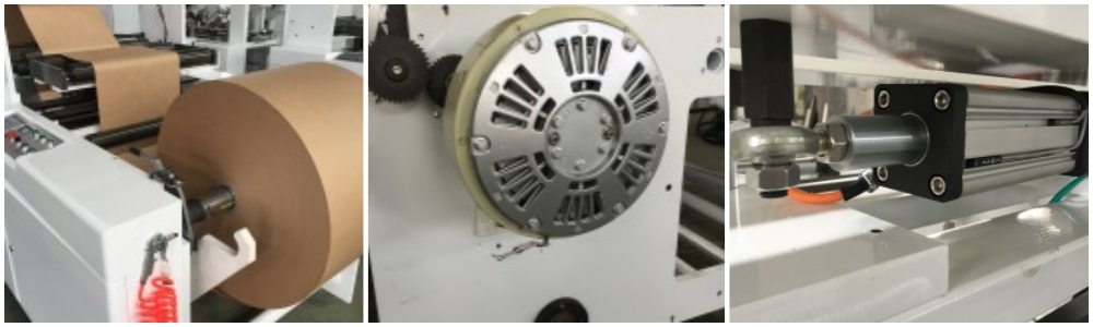 1 دستگاه تهیه کیسه کاغذ پایین مربع