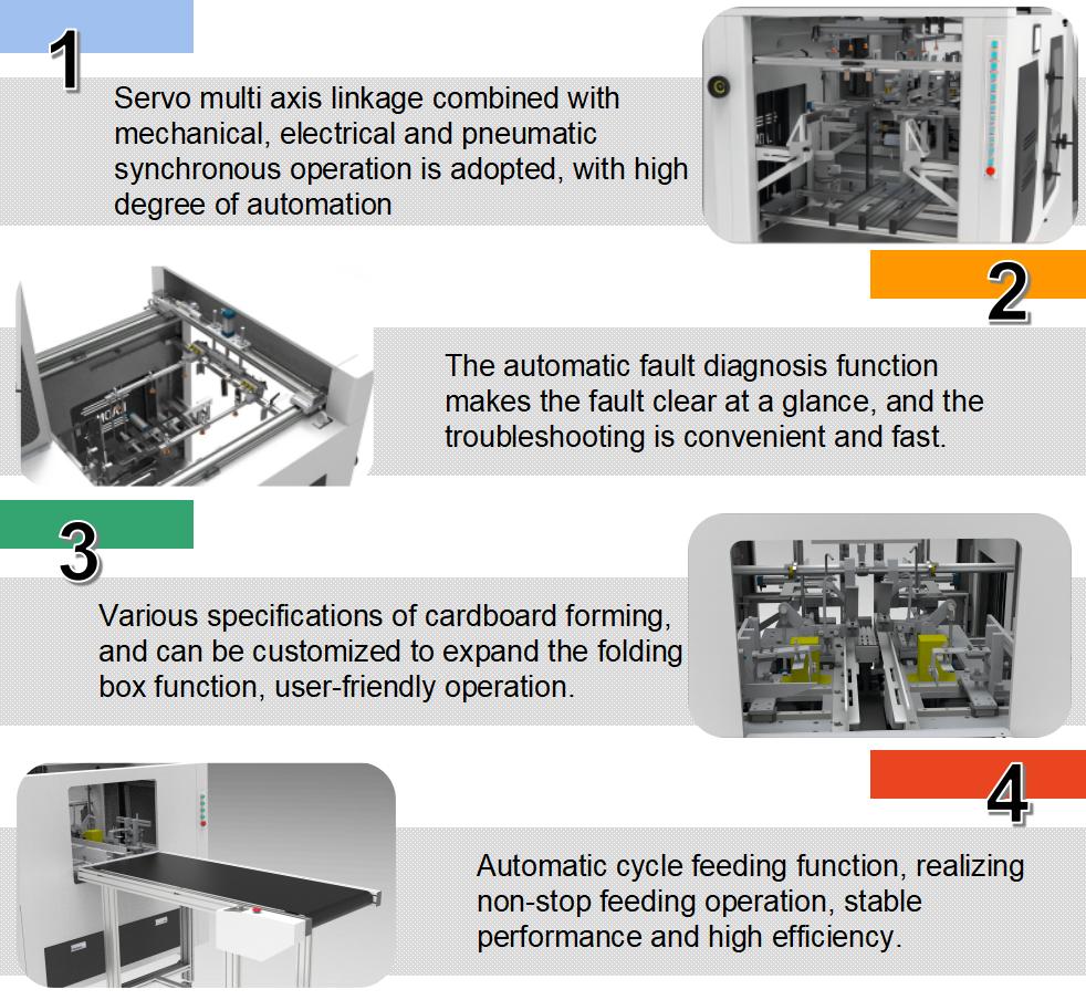دستگاه ساخت جعبه کاغذ میوه های اتوماتیک